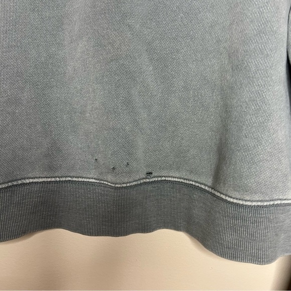 Free People Exposed Seam Blue Gray Pullover Size XS - Picture 9 of 12